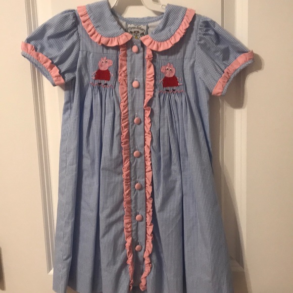 peppa pig smocked dress